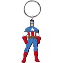 PORTACHIAVI CAPITAN AMERICA SOFT TOUCH PVC